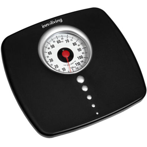 Innofit INN-104 bilance pesapersone Nero, Grigio, Argento Bilancia pesapersone meccanica
