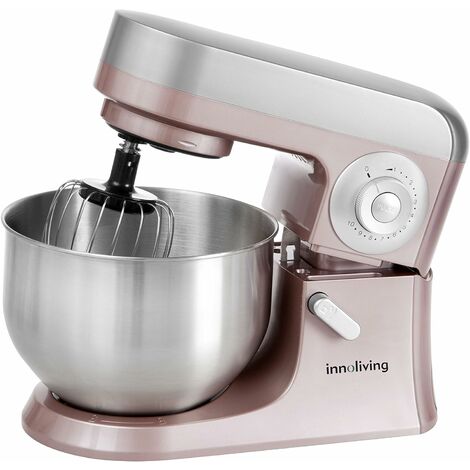 Clatronic KM 3711 Impastatrice 1100W Pink, Acciaio Inox Alluminio