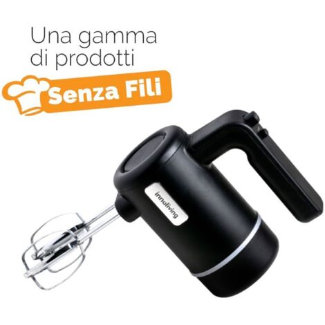 INNOLIVING SBATTITORE CORDLESS RICARICABIILE 1500MAH NERO INN-692