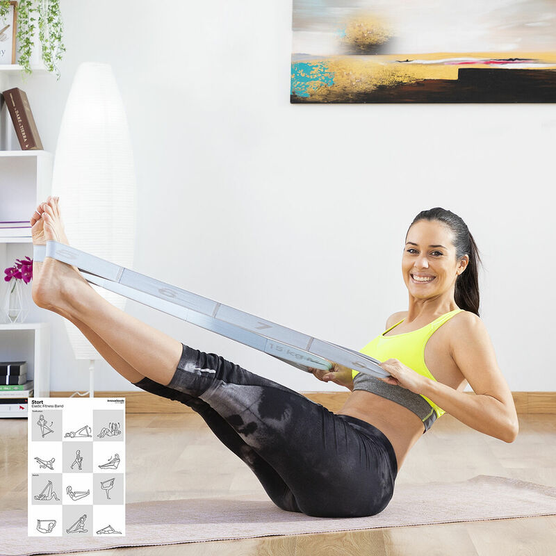 

Banda Elástica Fitness para Estiramientos con Guía de Ejercicios Stort - Innovagoods