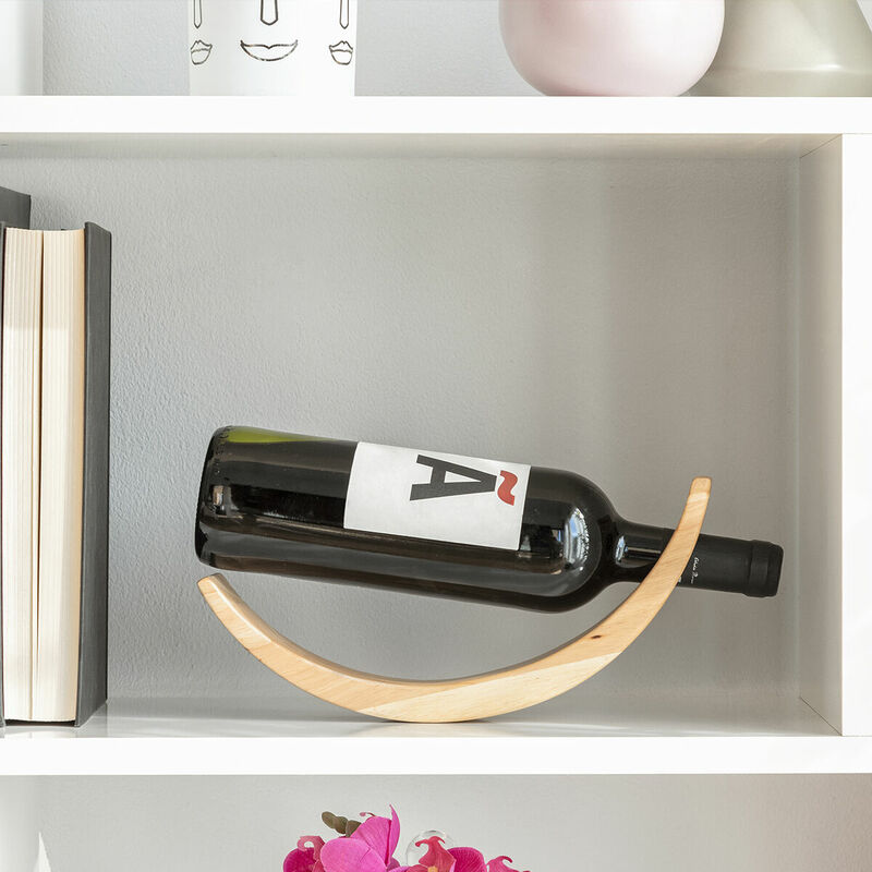 

Botellero Flotante de Madera para Vino Woolance - Innovagoods