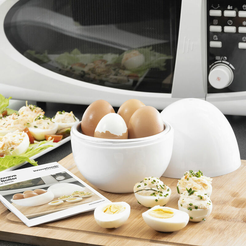 

Cuecehuevos para Microondas con Recetario Boilegg - Innovagoods