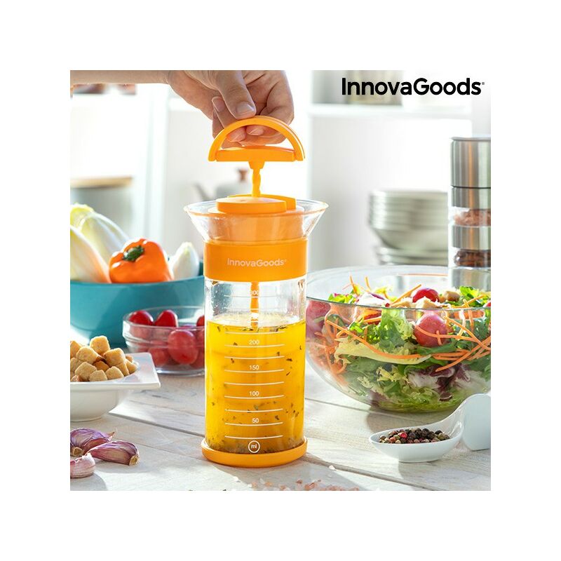 

InnovaGoods Emulsionador de Salsas y Vinagretas con Recetas Dressix InnovaGoods