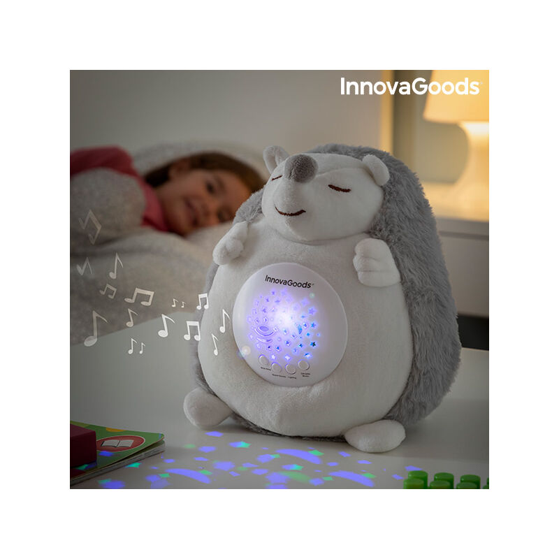 

Erizo de Peluche con Ruido Blanco y Proyector Quitamiedos Spikey - Innovagoods