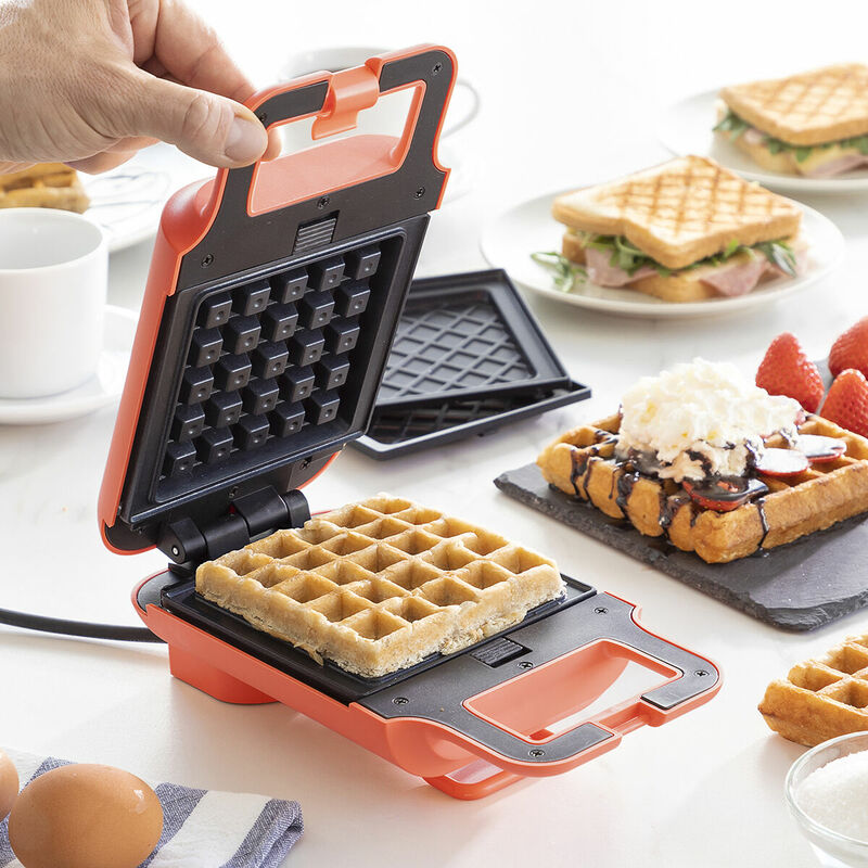 

Gofrera y Sandwichera 2 en 1 con Recetas Wafflicher - Innovagoods