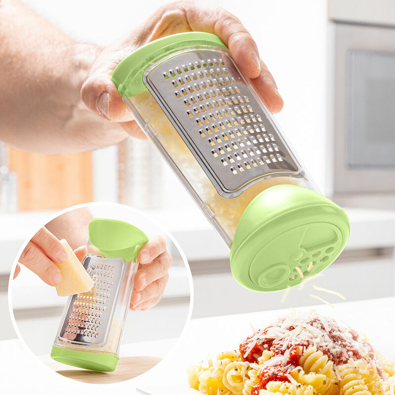

Rallador con Contenedor y Tapa Dispensadora 3 en 1 Cheezy - Innovagoods