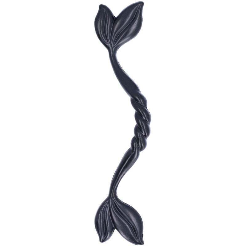 Innovative black alloy cabinet handle knob, for home furniture doors.