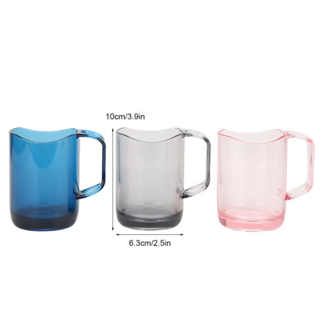 Innovative Glaszahnbürste mit Griff, wasserdichtes Glaszahnbürsten-Set, 3 Farben, PS-Material