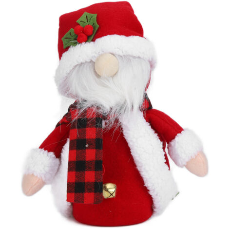 Innovative Kapuzenpuppe aus Weihnachtsschmuck für die Partydekoration