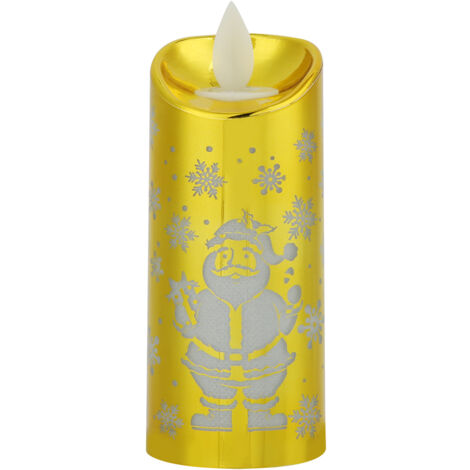 Innovative Weihnachtskerze in Form eines Weihnachtsmanns – Leuchtende Festtagsdekoration für Zuhause