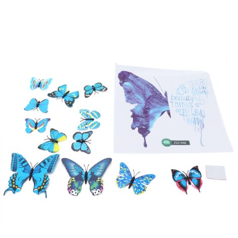 Innovatives Schmetterlings-Wandtattoo-Set zur Dekoration von Wohn- und Schlafzimmern