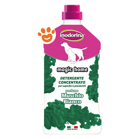Inodorina Dog & Cat Magic Home Muschio Bianco  - Inodorina Dog & Cat Magic Home Muschio Bianco - Confezione da 1 Lt