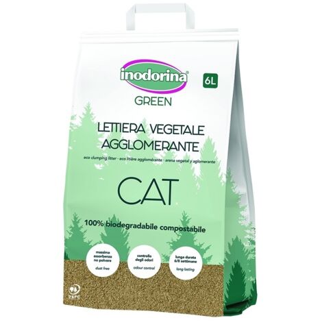 INODORINA GREEN LITTER, 6 L