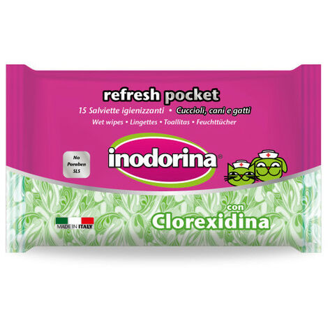 Inodorina toallitas refresh clorhexidina pocket 15 und
