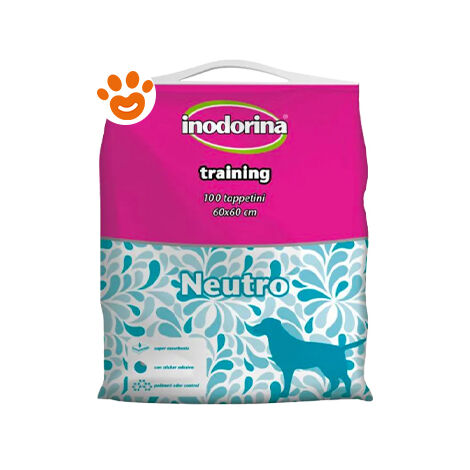 Inodorina Training Neutro Carboni Attivi (60x60cm)  - Inodorina Training Neutro Carboni Attivi (60x60cm) - Confezione Da 100 Pezzi