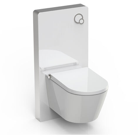 Inodoro con ducha BERNSTEIN PRO+ 1104 - con fondo hondo sin reborde angular  - WC japonés - cubeta completa