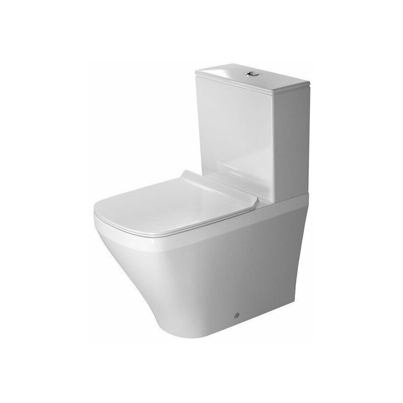 

Inodoro de pie DURASTYLE ti 370x630mm Salida Vario Esmalte blanco higiénico
