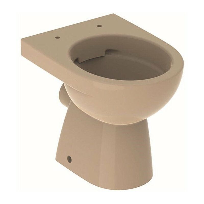 

Geberit - Inodoro de pie, sistema de lavado Renova, salida horizontal, forma parcialmente cerrada, Rimfree