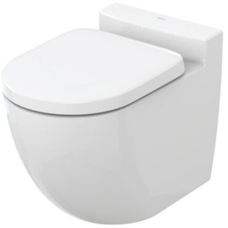 Inodoro de suelo NC profundo, sin reborde blanco, salida horizontal TOTO
