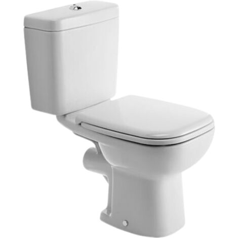 Inodoro independiente DURAVIT D-code con asiento