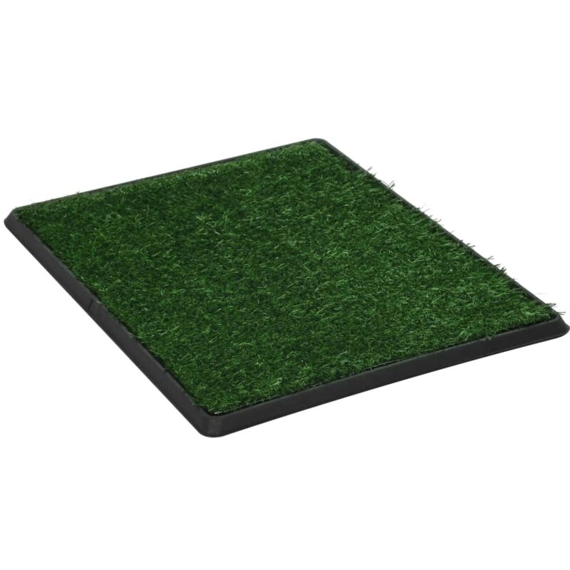 

Inodoro mascotas con bandeja césped artificial verde 64x51x3 cm - Vidaxl
