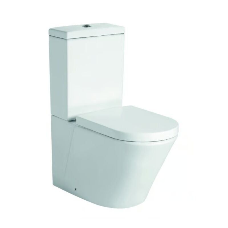 

Bernstein - Inodoro montado en la pared CT1099 - conexión para el agua en la parte superior - con tapa de asiento Soft-Close