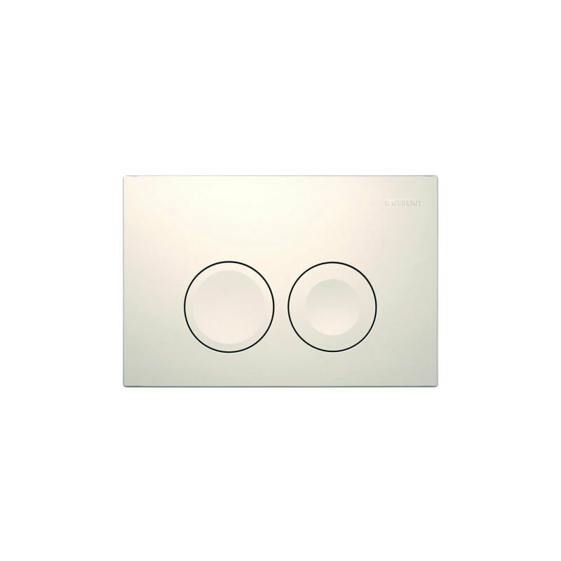 

Placa de accionamiento Geberit Delta21 para la limpieza de 2 volúmenes, color: blanco-alpino - 115.125.11.1
