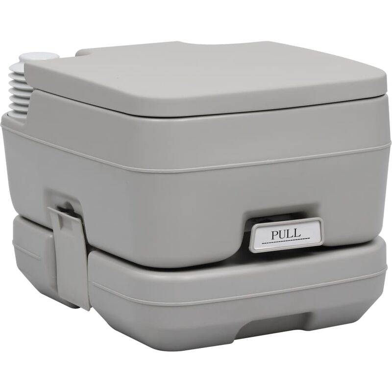 

Youthup - Inodoro portátil para camping gris 10 + 10 L - Gris