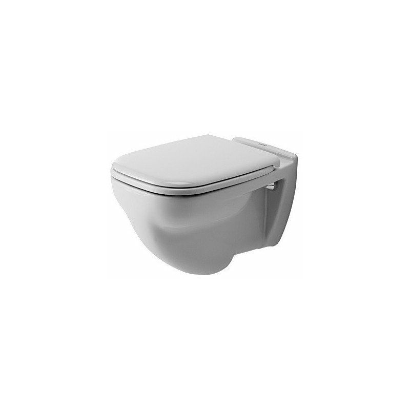 

Duravit - Inodoro suspendido D-CODE plano 355x540mm Esmalte higiénico blanco