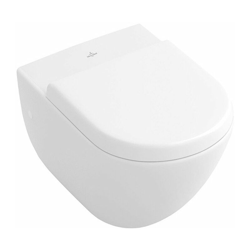 

Villeroy&boch - Inodoro suspendido SUBWAY plano, 370 x 560 mm blanco estrella