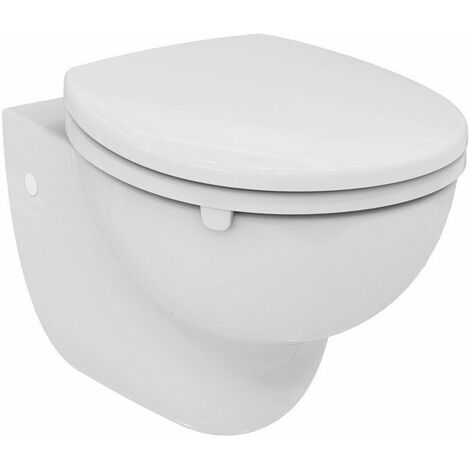 Inodoro suspendido washdown CONTOUR 21 Plus sin borde de descarga, antibacteriano, 360 x 520 blanco IDEAL STANDARD