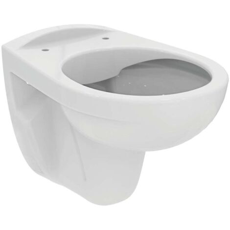 Inodoro suspendido washdown EUROVIT 355x520x400 mm blanco sin reborde IDEAL STANDARD