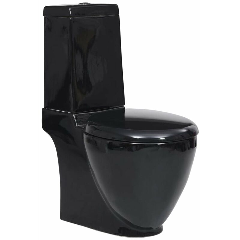 

Inodoro WC flujo posterior de ceramica negro