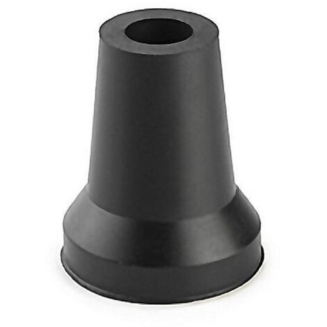 INOFIX contera ventosa goma arandela 19mm , Contera exterior de goma para muleta 1862Color negroInterior 19mmUnidad a granel.
