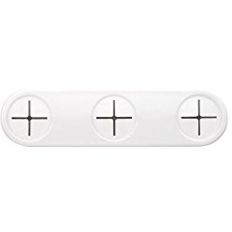 Inofix Crochet Accroche-Torchon Blanc PVC Flexible