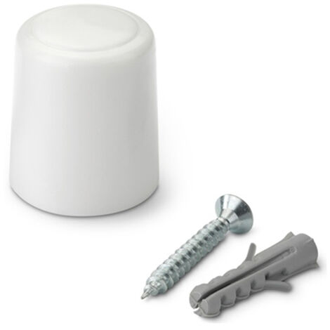 INOFIX Fermaporta con vite Bianco