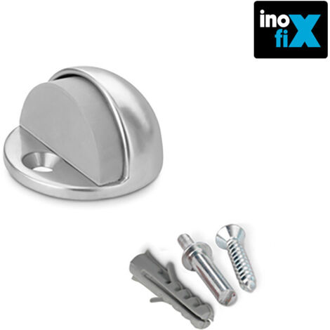 INOFIX Fermaporta metallico con vite Cromo opaco
