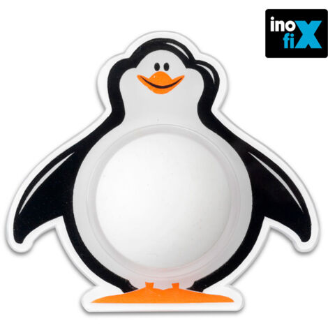 INOFIX weißer selbstklebender Pinguin-Wandstopper