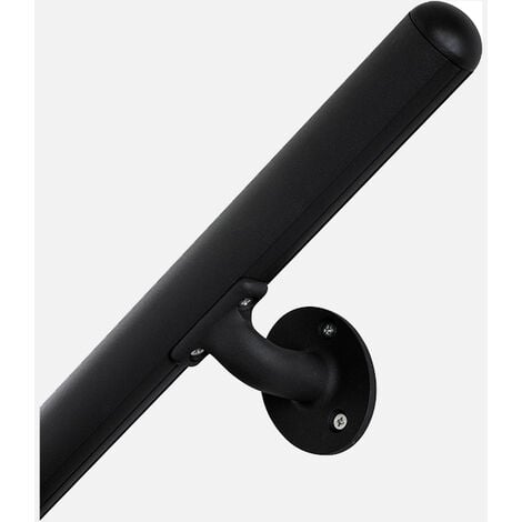 INOLINE - Kit main courante murale en aluminium + supports de fixation