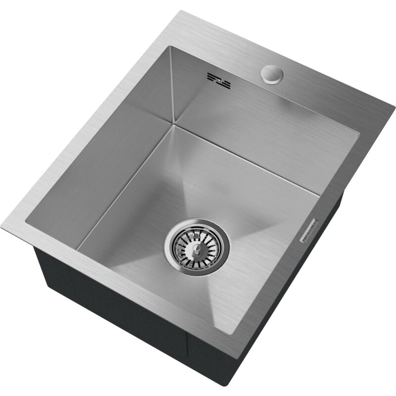 Granitan - inox acier monocuve évier de cuisine siphon BARI40