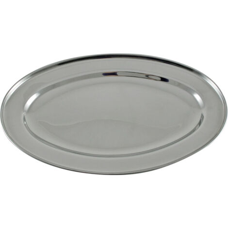 INOX PIATTO VASSOIO OVALE 35 CM