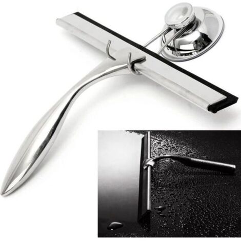 Inox Raclette Fenêtre Vitre Vitrine Carreaux Pare-Brise Miroir Voiture Nettoyage