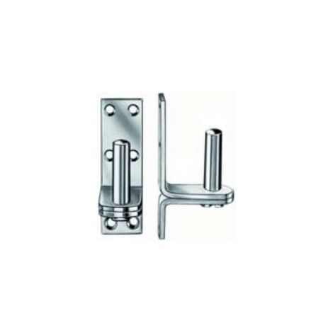 INOXTEC - 1 CARDINE A PIASTRA IN INOX 13X100X30MM
