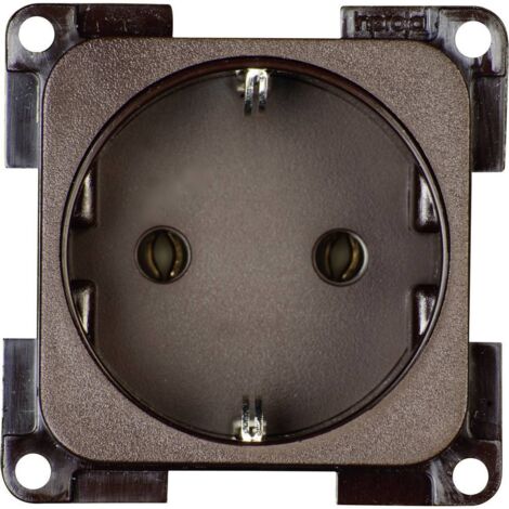 inprojal elektrosysteme Frutto Presa schuko Marrone 102563 1 pz.