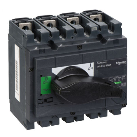 INS250 4P 100A R/Y INTERRUPTEUR SECTIONNEUR SCHNEIDER 31111 SWITCH