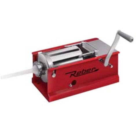 Insaccatrice con cilindro inox a 1 velocita' - capacità di kg.3 (8956n)  1 pezzi Reber