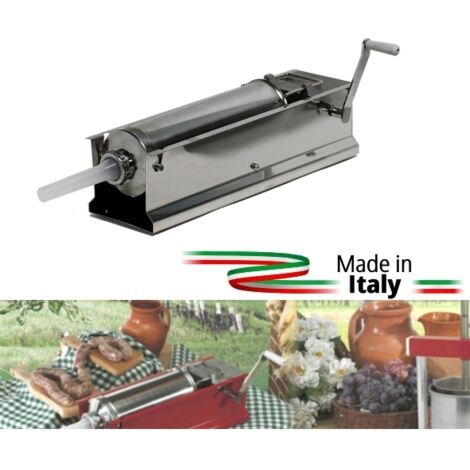 Insaccatrice/Macchina per insaccati in acciaio inox Kg 8
