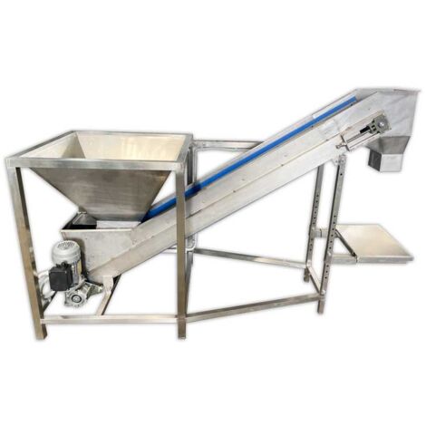 Insacchettatrice Pesatrice Inox a Nastro Semiautomatica Cereali Sementi Frutta