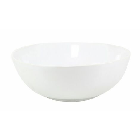 Insalatiera bianca tonda in ceramica kent 23 cm