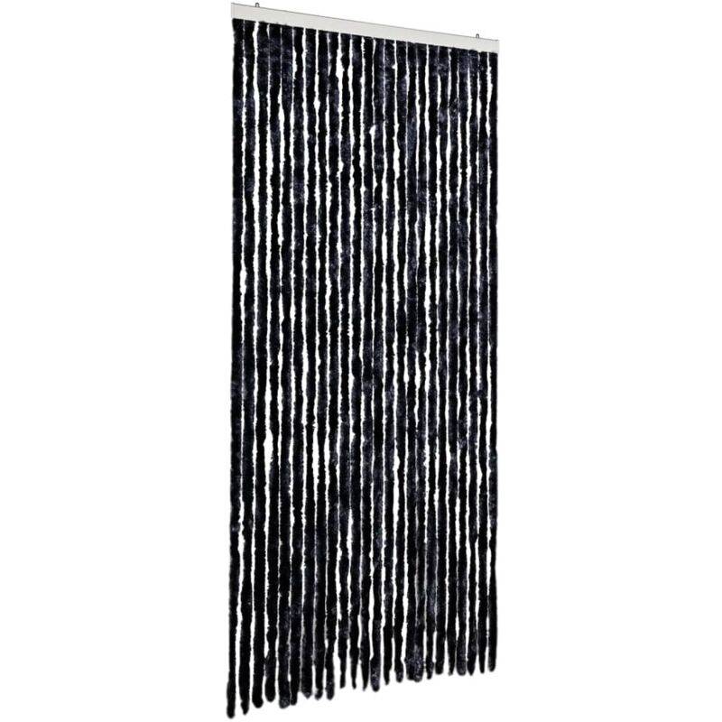 Fly Curtain Anthracite 100x200 Cm Chenille Vidaxl